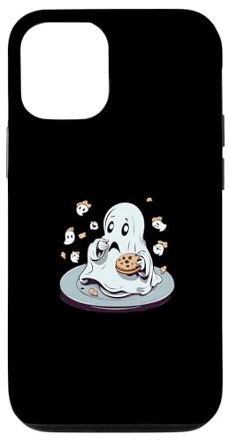 Hülle für iPhone 15 Niedliches gruseliges Halloween-Cookie Eating Ghost Tee von hope and daisies