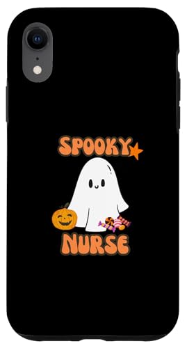 Hülle für iPhone XR Gruseliges und niedliches Halloween-Krankenschwester-T-Shirt von hope and daisies