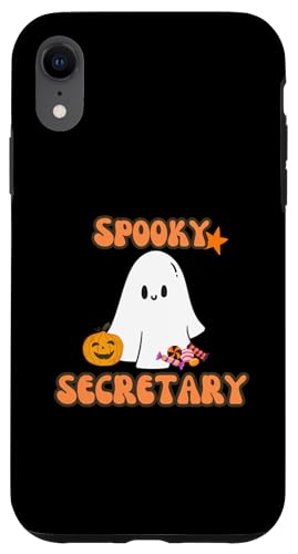 Hülle für iPhone XR Niedliches gruseliges Halloween-Sekretär-T-Shirt von hope and daisies