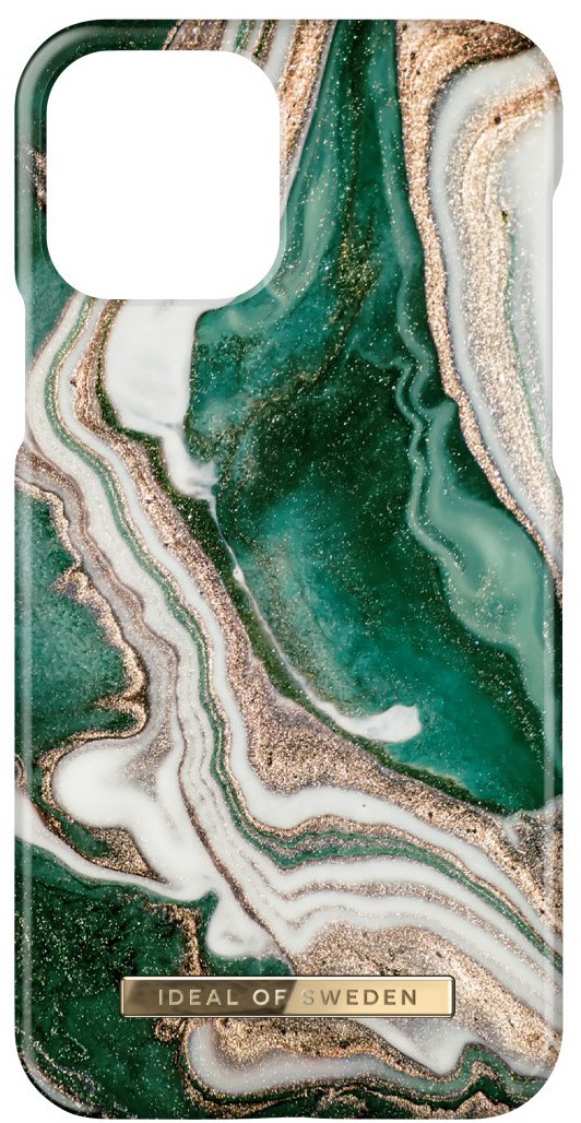 Fashion Case für iPhone 13 golden jade marble von iDeal of Sweden