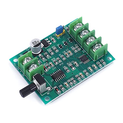 iHaospace Bürstenloser Motorantriebsplatine, 7 V-12 V, Gleichstrom, Geschwindigkeitsregelung, Motorsteuerungsmodul für Festplattenmotor, 3/4-Draht mit Überstromschutz von iHaospace