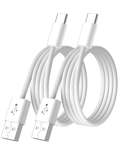 USB C Kabel 1M für iPhone 16 15 Pro Max Plus Carplay 2 Stück,18W USB auf USB C Kabel Datenkabel Nylon Ladekabel Typ C Android Auto Kabel für Samsung Galaxy A55 A35 A54 A34 A33 S24 S23 Pixel 9 Pro 8a von iMangoo