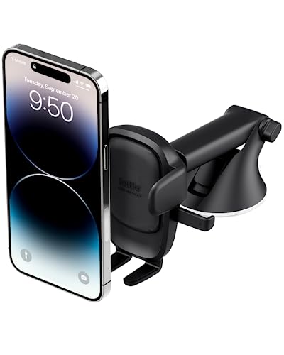 iOttie Easy One Touch 6 Universal-Kfz-Halterung für Armaturenbrett und Windschutzscheibe, Saugnapf, Handyhalter für iPhone, Samsung, Google, alle Smartphones von iOttie