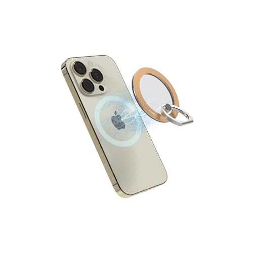 iRing Handyringhalterung Finger - Handyring Magsafe Kompatibel - 360-Grad-Drehung - 180-Grad-Neigungsfunktion - Roségold von iRing