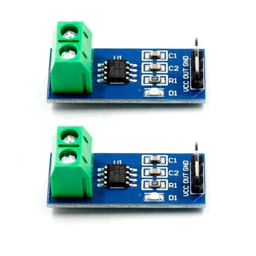 2 Stück ACS712 Stromsensor ACS712ELCTR 5A/20A/30A für Arduino Raspberry Pi Current Sensor Analogausgang(30A) von iSZ-HGZ