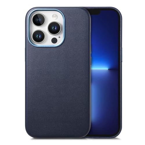 Magnetische Autotelefonhülle für iPhone 13 Pro, magnetische Handyhülle, unterstützt kabelloses Aufladen, stoßfeste und sturzsichere Handyhülle kompatibel mit iPhone 13 Pro Blau von iTape