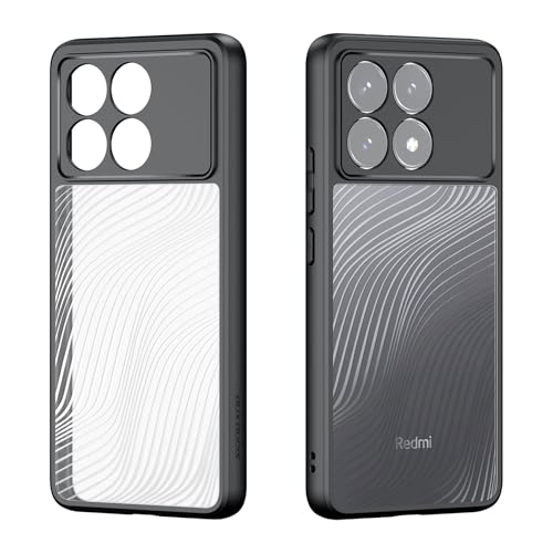 iTape Transparente Magnetische Handyhülle für Xiaomi Redmi K70 Pro Handyhülle, Kabelloses Laden + Silikon Stoßfest Schutzhülle, Kein Vergilben von iTape