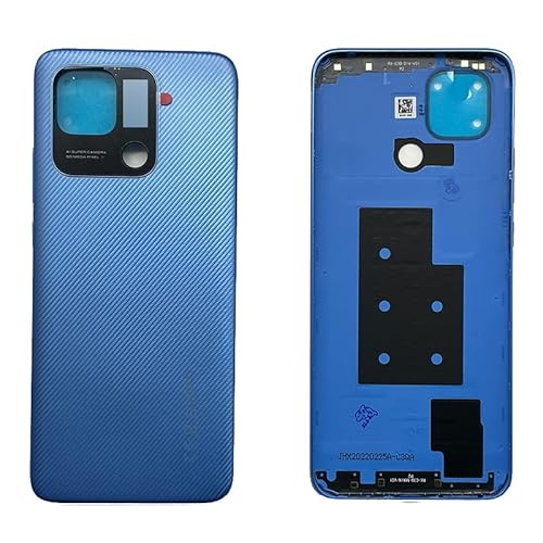 iYAiYO Akkudeckel Hinten Ersatz Für Xiaomi Redmi 10C 220333QAG, 220333QBI, 220333QNY Batterierückabdeckung Ersatzteil-Blau von iYAiYO