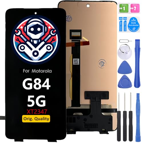 iYAiYO Bildschirm Ersatz Display LCD Touch Screen für Motorola Moto G84 OLED Original Vormontiertes Display Mit Werkzeug von iYAiYO