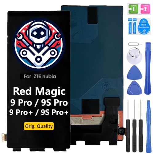 iYAiYO Bildschirm Ersatz Display LCD Touch Screen für ZTE Nubia Red Magic 9s Pro OLED Original Vormontiertes Display Mit Werkzeug von iYAiYO