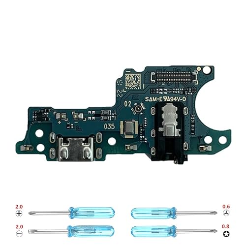 iYAiYO Dock-Anschluss für Samsung A03 SM-A035F, SM-A035F/DS Ladebuchse Ersatz mit Installationswerkzeug von iYAiYO