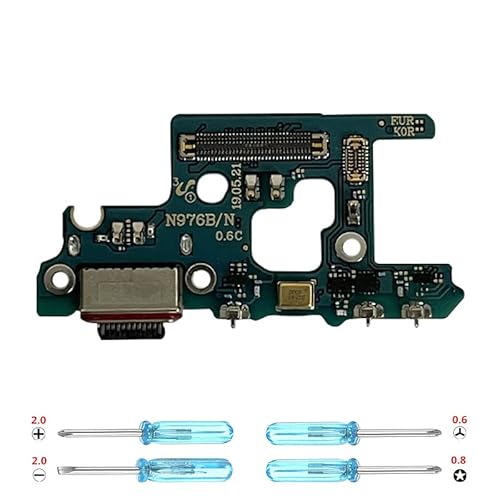 iYAiYO Docking-Anschluss für Samsung Note 10 Plus SM-N975F, SM-N975U, SM-N9750, SM-N975U1, SM-N975W, SM-N975N, SM-N975X Ersatz-Ladebuchse mit Werkzeug Installation von iYAiYO