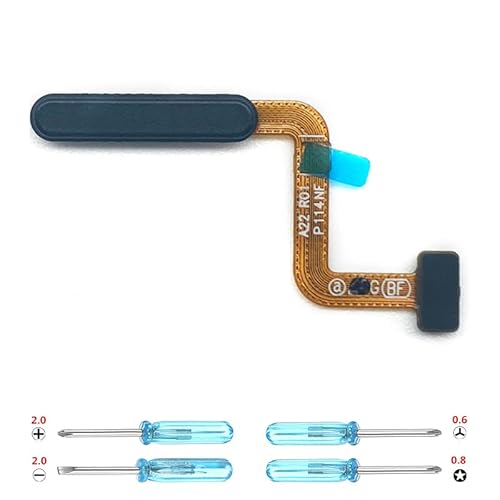 iYAiYO Fingerprint Sensor Flexkabel für Samsung A22 4G SM-A225F, SM-A225F/DS, SM-A225M, SM-A225M/DS Fingerabdruckleser Flex Cable Ersatz inkl. Schraubendreher-Schwarz von iYAiYO