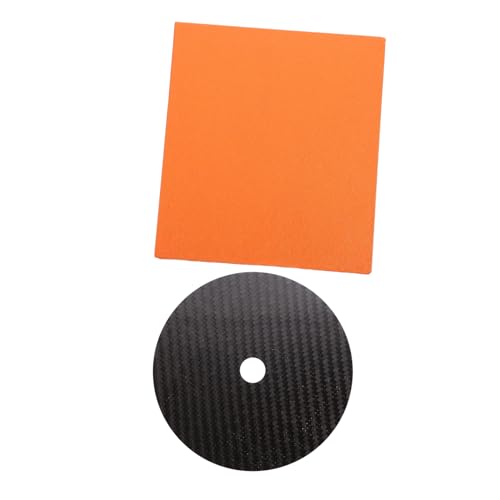 ibasenice 1stk Cd-tuning-pad Cd-platte Aus Kohlefaser Platte Für Cd-plattenspieler Disc-tuning-kissen Schallplattenmatte Aus Vinyl Tuning-cd Plattenteller Slipmat Cd Teller Matte Black von ibasenice