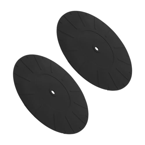 ibasenice 2 Stück Plattenspieler Pad Vinyl Plattenspieler Matte Silikon Plattenspieler Matte Schallplatten Plattenspieler Matte Plattenspieler Matte Für Vinyl Schallplatten Silikon von ibasenice