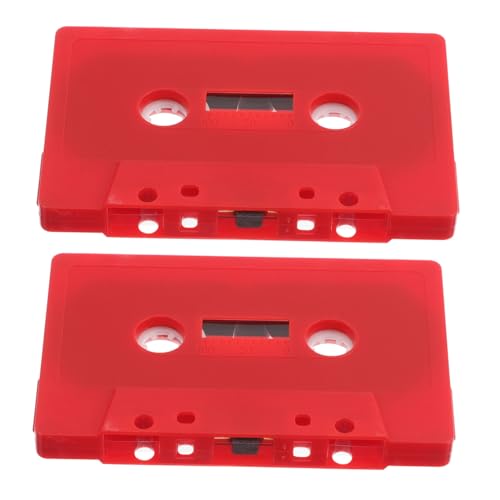 ibasenice 2 Stück Retro-kassette Dekorative Kassette Tonband- Musikkassetten- Musikkassettendekoration Leere Kassetten Kassettenband Mit Handgefertigtem Zubehör Rot Plastik ibasenice 2 Stück Retro-kassette Dekorative Kassette Tonband- Musikkassetten- Musikkassettendekoration Leere Kassetten Kassettenband Mit Handgefertigtem Zubehör Rot Plastik von ibasenice