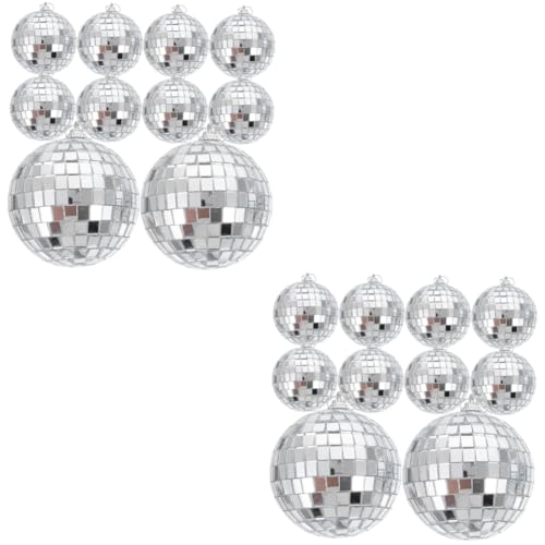 ibasenice 60 Stk Spiegel Reflektierende Kugel Diskokugel Zum Aufhängen Spiegelkugel-hängedekoration Party-disco-kugel Kompakte Discokugel Dekorative Kugel Bar-disco-kugel Spiegelball Glas von ibasenice