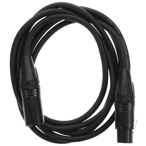 ibasenice XLR-Audiokabel Audiokabel für Mikrofon nützliches Audiokabel Mikrofon-Audioanschluss Basslautsprecher Mikrofonkabel speaker cables Tragbares Audiokabel Mikrofonanschluss PVC Black von ibasenice