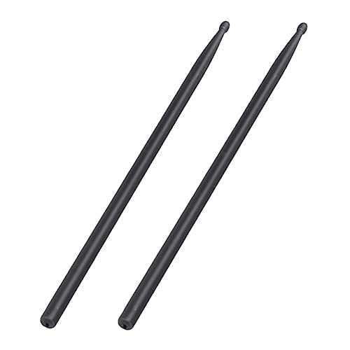 ifundom 1 Paar Trommelstock Percussion-stick Trommelstöcke Für Schlagzeug-schlägel Percussion-instrument-stick Energie Glockenschlägel Marimbaschlägel Basspedal Black Kohlefasermaterial von ifundom