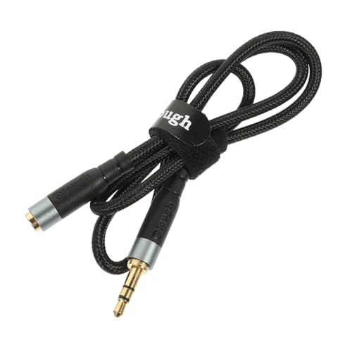 ifundom 3St Kopfhörerkabel schickes Audiokabel Audioverbindungskabel Lautsprecher-Audiokabel extension cords speaker cables kreative Schnur kabel versorgung für kopfhörer PVC Black von ifundom