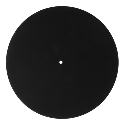 ifundom Filz Plattenspielermatte Für Vinyl Schallplatten Schützende Schallplattenmatte Für HiFi Plattenspieler Rutschfest Und Schalldämpfend Ideal Für Zuhause Und Sammler von ifundom