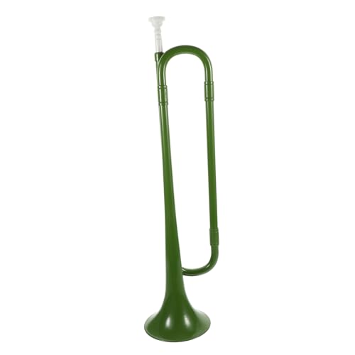 ifundom Trompete Instrument Blechbläser Horn Für Schulmannschaft Kinderhorn Horn Für Trommelhornteam Geräuschspielzeug Jugendhorn Performance-requisiten Amateur-horn B-trompete Green Abs von ifundom