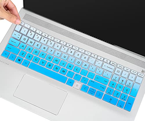 Tastatur Cover für HP Envy x360 2-in-1 15.6 mit Fingerabdruckleser 15M-ED0013DX 15-ED0023DX 15ED-1013DX EE0013DX EE0023DX/ ENVY 17T CG0013DX CG13dx CG013dx 9 nr Finger. Print Reader Skin von imComor