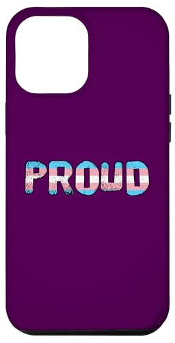 Hülle für iPhone 14 Pro Max PROUD Trans-Flagge LGBTQ Transgender Stolz von incurablehippie