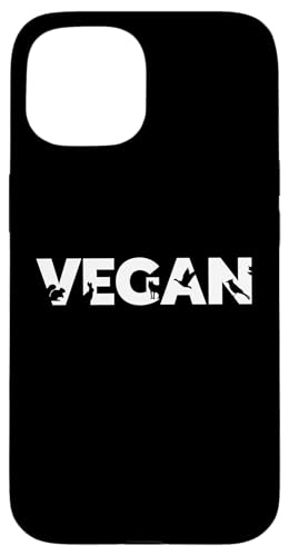 Hülle für iPhone 15 VEGAN - veggie vegan Tiere grün öko ethisch pflanzenbasiert von incurablehippie