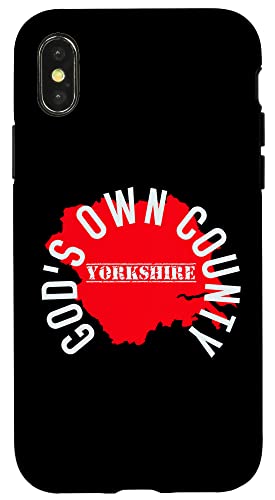 Hülle für iPhone X/XS Yorkshire: God's Own County Karte Sheffield Leeds von incurablehippie