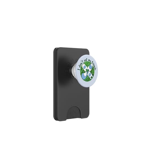 Ich esse meine Freunde nicht vegane vegetarische süße Tiere PopSockets PopWallet für MagSafe von incurablehippie