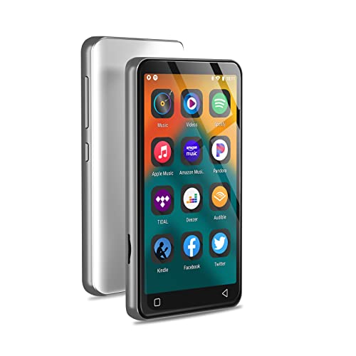 innioasis 16GB MP3 Player mit Bluetooth und WiFi, Android Music Player mit Spotify, Amazon Music, Pandora, Full 10.2 cm Touchscreen MP3 Player Weiß von innioasis