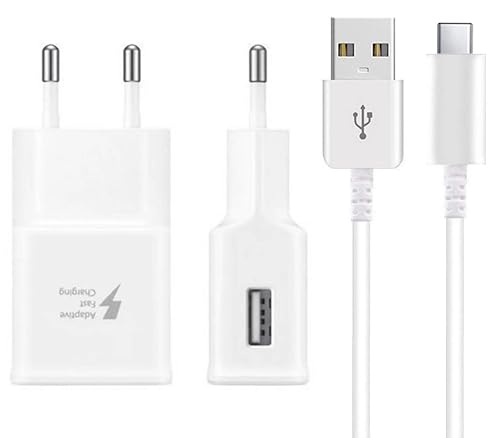 ino 1x Typ-C Kabel mit Netzteil Ladergerät USB-Adapter für Samsung Galaxy F04 A14 A80 A70 A71 A52s A50 A51 A41 A42 A32 A33 M33 M32 M31s M30s M23 A22 A21s A20s A13 A12 A11 A04s S20 FE S21 S22 S23 von ino