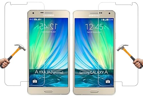 ino 2x Schutzglas kompatibel mit Samsung Galaxy A3 2015 Panzerglas harte Schutzfolie Panzerfolie Display-Folie Schutz Glasfolie Displayglas 9H von ino