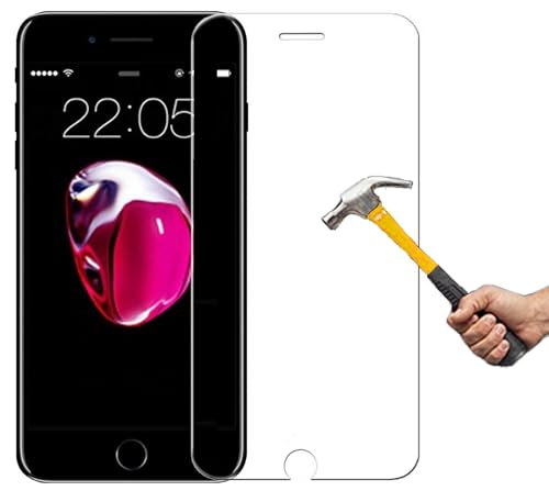 ino Schutzglas kompatibel mit Panzerglas iPhone 7 Plus iPhone 8 Plus Harte Schutzfolie Displayschutzglas Harte Folie Schutz Glasfolie 9H Härte Displayglas von ino