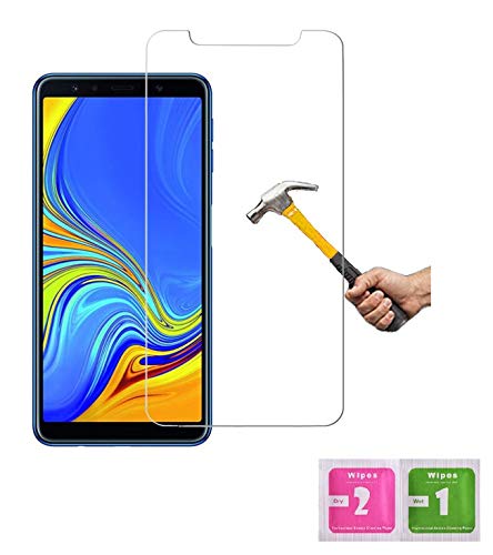 ino Schutzglas kompatibel mit Samsung Galaxy A7 2018 Panzerglas Panzerfolie Displayschutzglas DisplaySchutz Glasfolie Schutzfolie 9H Härte Displayglas von ino