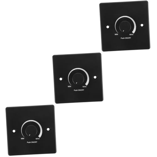 3st Rv-niederspannungsdimmer Wohnmobil Licht Lüfter Wlan-licht -lampe Dimmschalter Vorrichtungen -schreibtischleuchten Leichtes Licht Sensor Kasa Dimmer Gold Studie Stk Black iplusmile von iplusmile