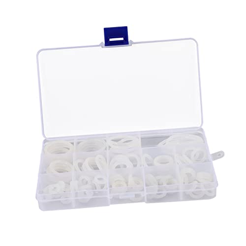 iplusmile 190 Stk Auslaufsichere Dichtung Hochdruckreiniger O-ringe Schrauben O-ringe Des Einspritzventils Leckagedichtung Ösen O Klingeln O-ring-dichtungsscheibe O-ringe Tastatur Nylon Weiß von iplusmile