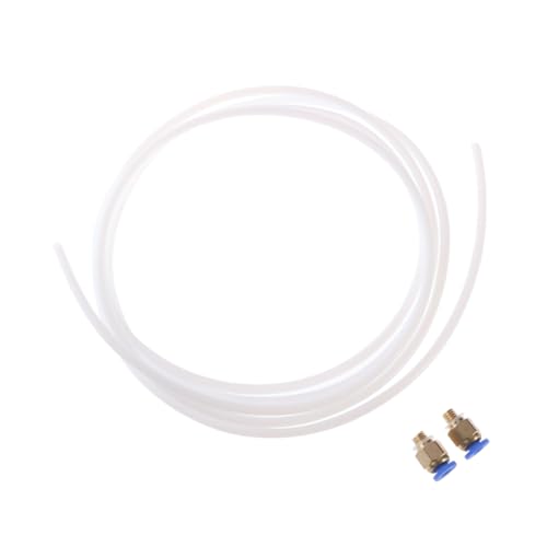 iplusmile 2 3D Drucker Ptfe Schlauch 3D Drucker Schlauchverbinder 3D Druckerschlauch 175 3D Druckerzubehör Weiß von iplusmile