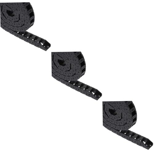 iplusmile 3st Panzerkette Im Freien Stopper Gadgets Garage Stange Abfluss Spanner Werkzeug Kabelbinder Plane Kabelkette Leistung Kabelbahn Führen Groß Bolzen Kettenschlösser Luft Nylon Black von iplusmile