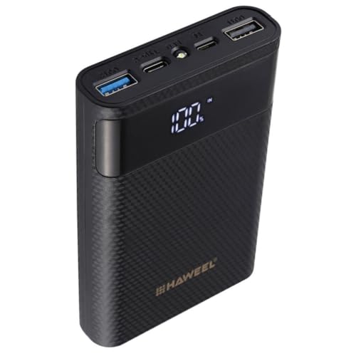 iplusmile Powerbank-Gehäuse Telefonzubehör Wiederaufladbares Batterieladegerät Batterieladegerät Außengehäuse 4 Steckplätze 18650 Batteriegehäuse Schwarz 18650 Ladegerät von iplusmile