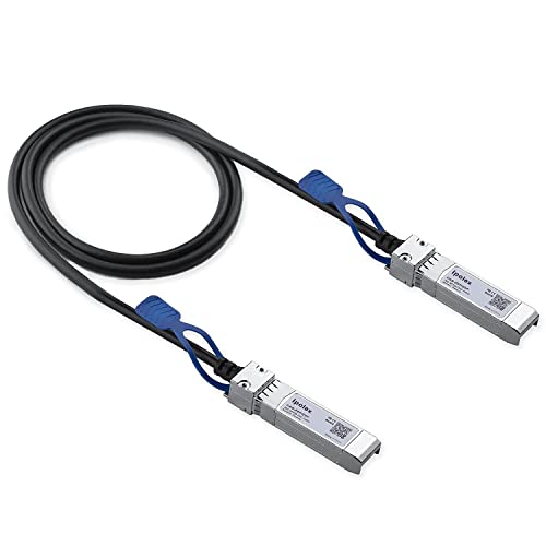 ipolex 25G SFP28 DAC Kabel, 25GBASE-CR SFP+ Twinax Kabel, 25 Gbit/s SFP28 zu SFP28 Direct Attach Kupfer Passives Kabel, für Cisco SFP-H25GB-CU3M, Ubiquiti UACC-DAC-SFP28, Arista usw. 2-m(6.56-ft). von ipolex