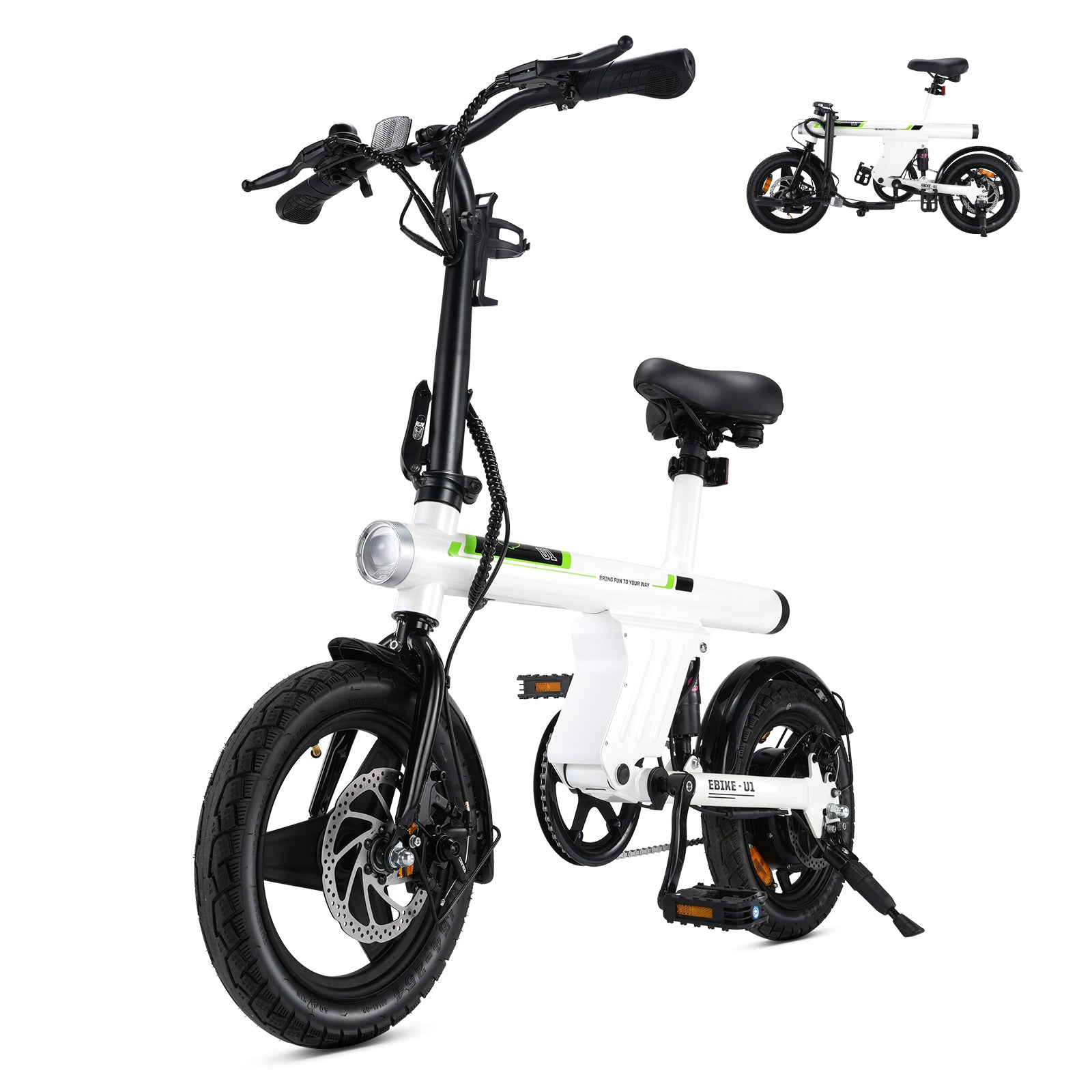 U1 City E-bike 250W für Erwachsene von iscooterglobalde