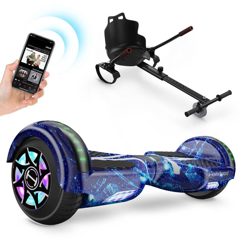 iHoverboard H4 Blaues Bluetooth-Hoverboard 6.5" von iscooterglobalde