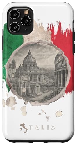 Hülle für iPhone 11 Pro Max Rom Latium Kolosseum Italienische Ferien Reisen Vintage Retro von italiAilati - viaggiare in Italia da nord a sud