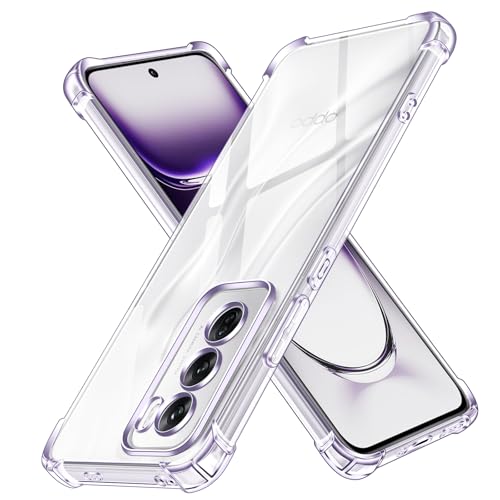 ivoler Klar Silikon Hülle für Oppo Reno12 5G / Oppo Reno 12 5G mit Stoßfest Schutzecken, Dünne Weiche Transparent Schutzhülle Flexible TPU Durchsichtige Handyhülle Kratzfest Case Cover ivoler Klar Silikon Hülle für Oppo Reno12 5G / Oppo Reno 12 5G mit Stoßfest Schutzecken, Dünne Weiche Transparent Schutzhülle Flexible TPU Durchsichtige Handyhülle Kratzfest Case Cover von ivoler