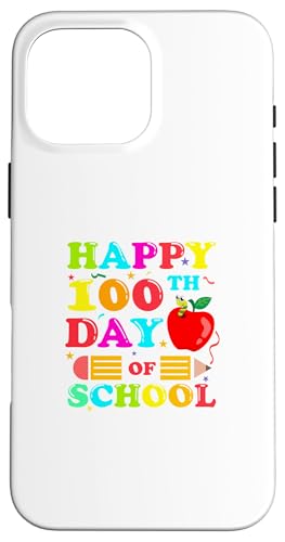 Hülle für iPhone 16 Pro Max Alles Gute zum 100. Schultag, süße Kinder, 100 Tage Schule von ivry