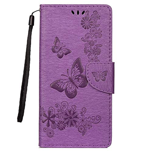 jbTec Handy Hülle Case Schmetterlinge - Handyhülle Schutzhülle Phone Cover, Farbe:Lila, kompatibel mit :Samsung Galaxy S10+ Plus von jbTec