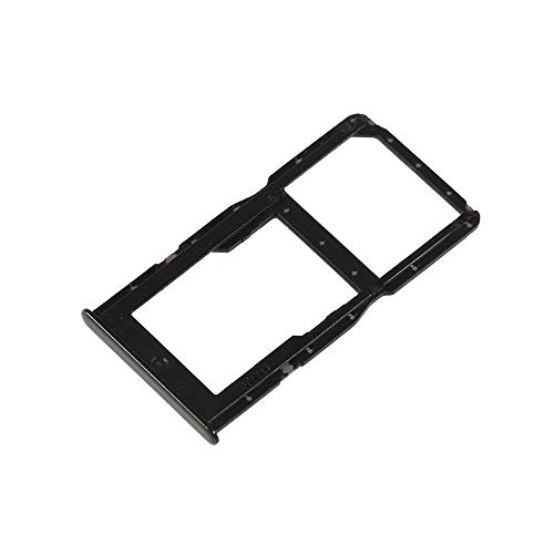 jbTec SIM-Tray/SD-Card Karten-Halter kompatibel mit Huawei P30 Lite/New Edition/Premium - Single, Farbe:Schwarz von jbTec