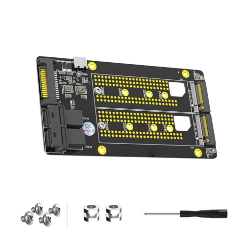 jdstty Doppel Slot NVMe Zu SFF-8643-Festplattenadapter Mit Zwei Slots Für Effiziente Datenübertragung Und Speichererweiterung von jdstty